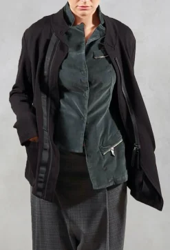 Suede Jacket in Island