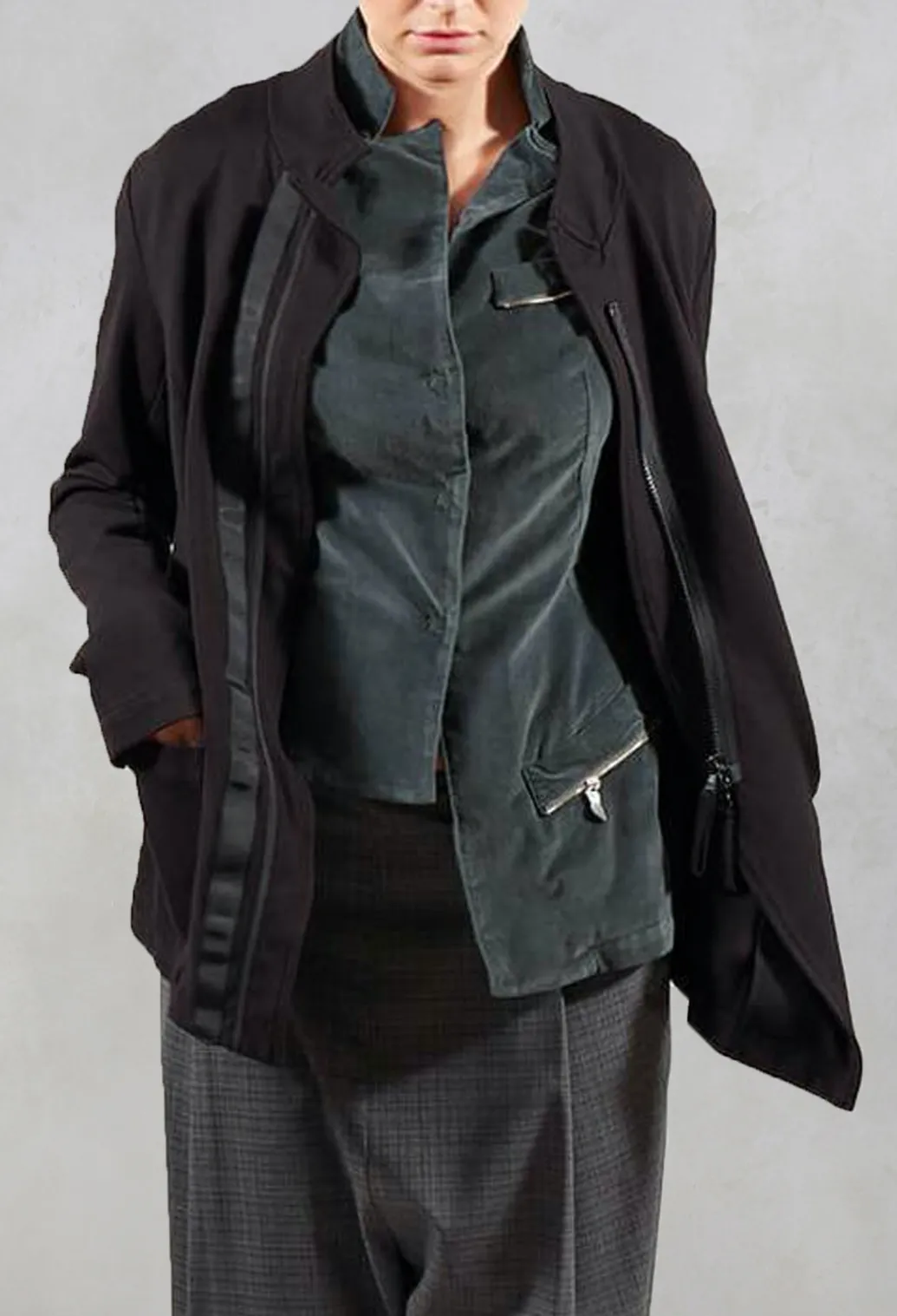 Suede Jacket in Island