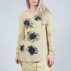 Sunflower Graphic Top in Wax Flock Cloud