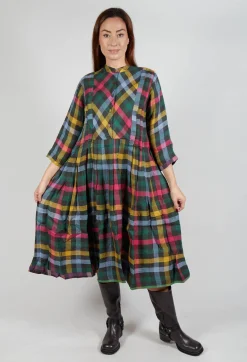 Sunny Dress in Green Multicolour