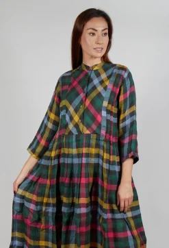 Sunny Dress in Green Multicolour