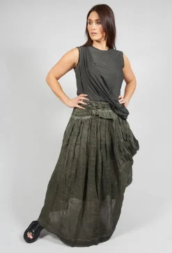 Sunrise Skirt in Military Green