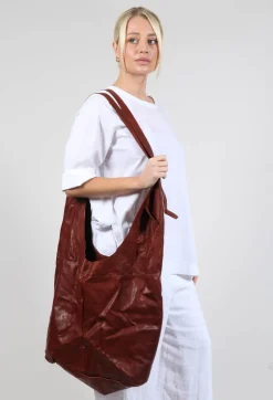 Suspender Bag in Waxy Cinnamon
