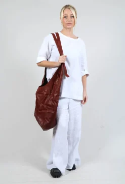 Suspender Bag in Waxy Cinnamon