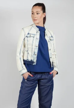 Suspense Jacket in Bleached Denim