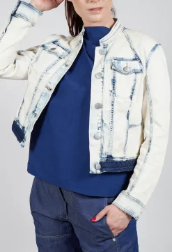 Suspense Jacket in Bleached Denim