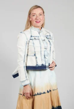 Suspense Jacket in Bleached Denim
