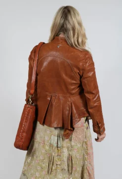 Suspense Leather Jacket in Brown
