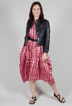 Suspense Leather Jacket in Off Black