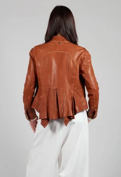 Suspense Leather Jacket in Brown