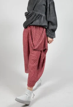 Susy Dyed Trousers in Red
