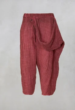 Susy Dyed Trousers in Red
