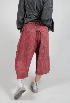 Susy Dyed Trousers in Red