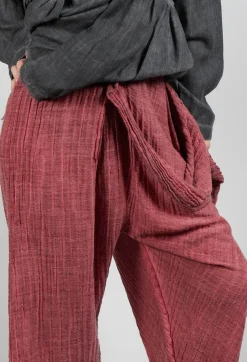 Susy Dyed Trousers in Red