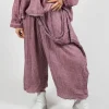 Susy Dyed Trousers in Wine