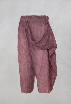Susy Dyed Trousers in Wine