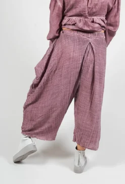 Susy Dyed Trousers in Wine