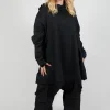 Sweatshirt Dress in Black