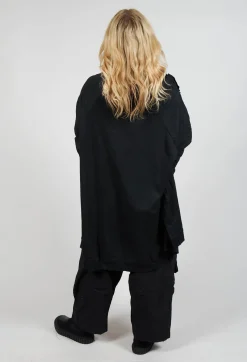 Sweatshirt Dress in Black