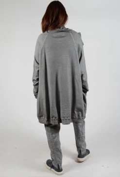 Sweatshirt Dress in Pencil Cloud
