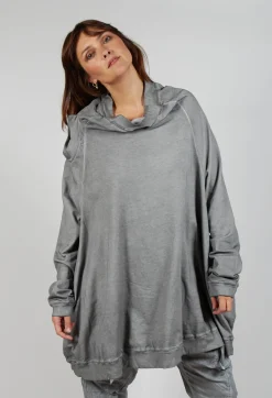 Sweatshirt Dress in Pencil Cloud