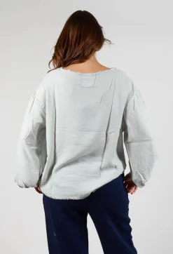 Sweatshirt in Ghiaccio
