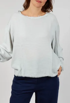 Sweatshirt in Ghiaccio