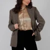 Swing Jacket in Stripe