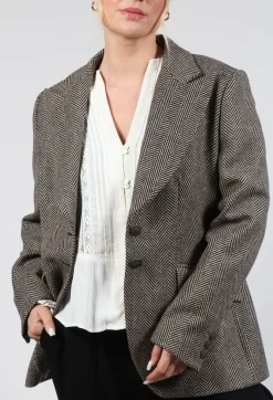 Swing Jacket in Stripe