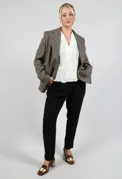 Swing Jacket in Stripe