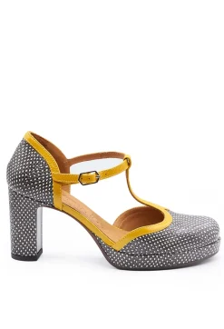 T Bar Heel in Polka Print