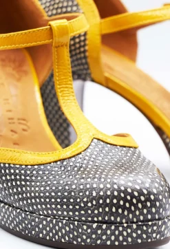 T Bar Heel in Polka Print