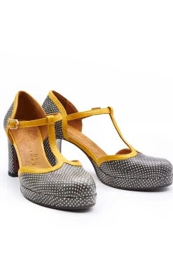 T Bar Heel in Polka Print
