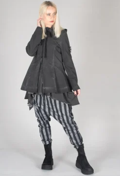T Pant Drop Crotch Trousers in Stripe