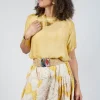 T Shirt in Tinto Freddo Gold