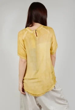 T Shirt in Tinto Freddo Gold