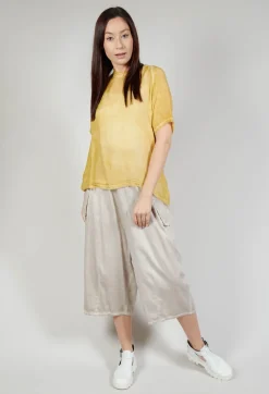 T Shirt in Tinto Freddo Gold