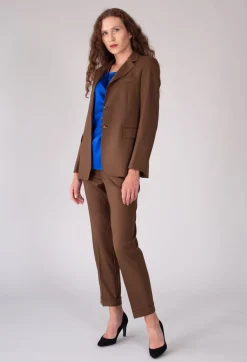 Tailored Blazer in Granato Tobacco