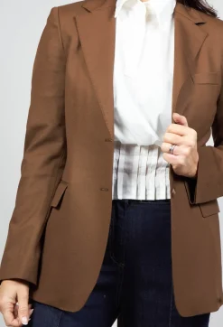 Tailored Blazer in Granato Tobacco