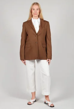 Tailored Blazer in Granato Tobacco