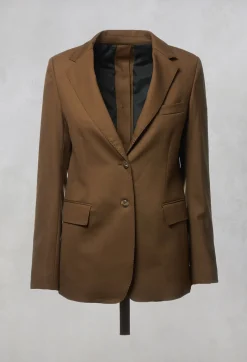 Tailored Blazer in Granato Tobacco