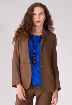 Tailored Blazer in Granato Tobacco