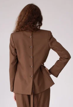 Tailored Blazer in Granato Tobacco