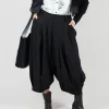 Tailored Dropcrotch Trousers in Black