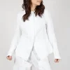 Tailored Half-Zip Jacket in Semi Bleach