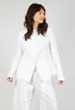 Tailored Half-Zip Jacket in Semi Bleach