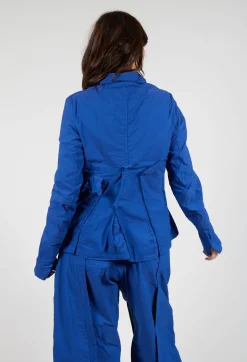 Tailored Half-Zip Jacket in Royal
