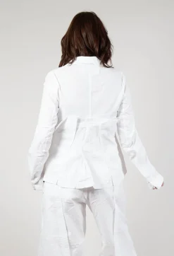 Tailored Half-Zip Jacket in Semi Bleach