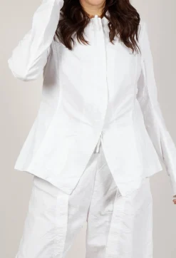Tailored Half-Zip Jacket in Semi Bleach