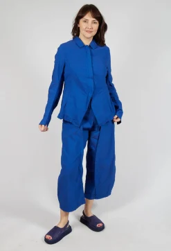 Tailored Half-Zip Jacket in Royal
